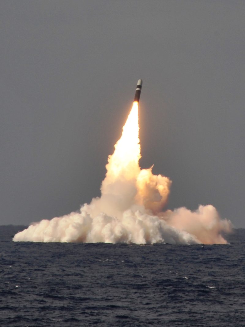 Trident missile testing