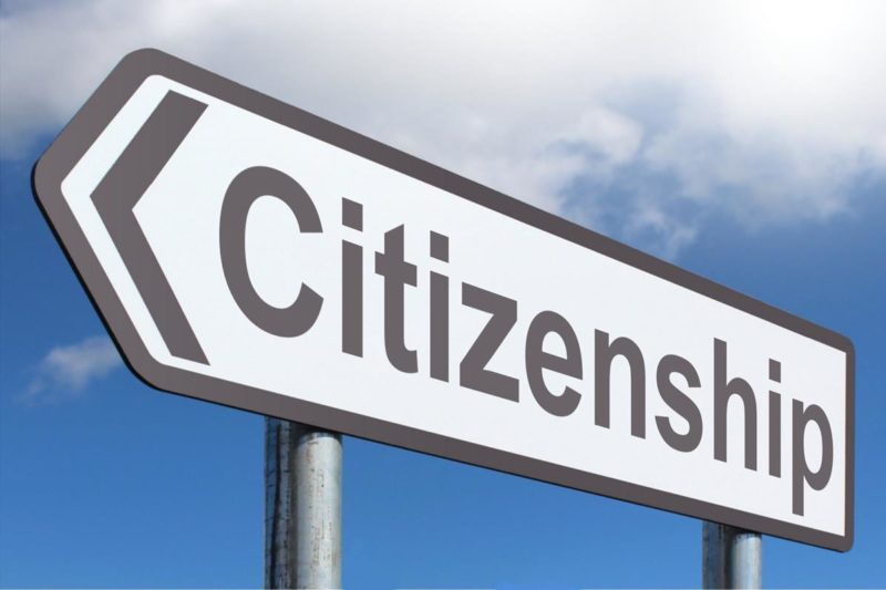 Citizenship sign 