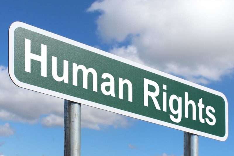 Human rights sign 