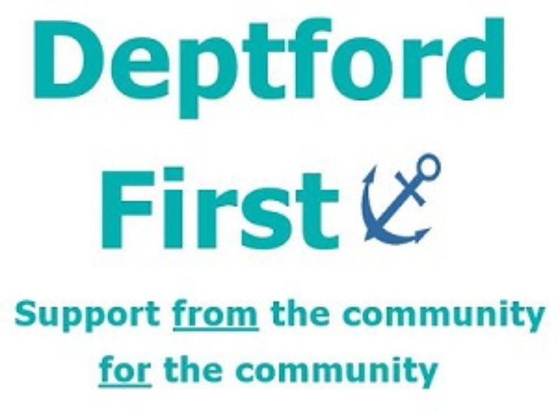 Deptford First Logo with text 