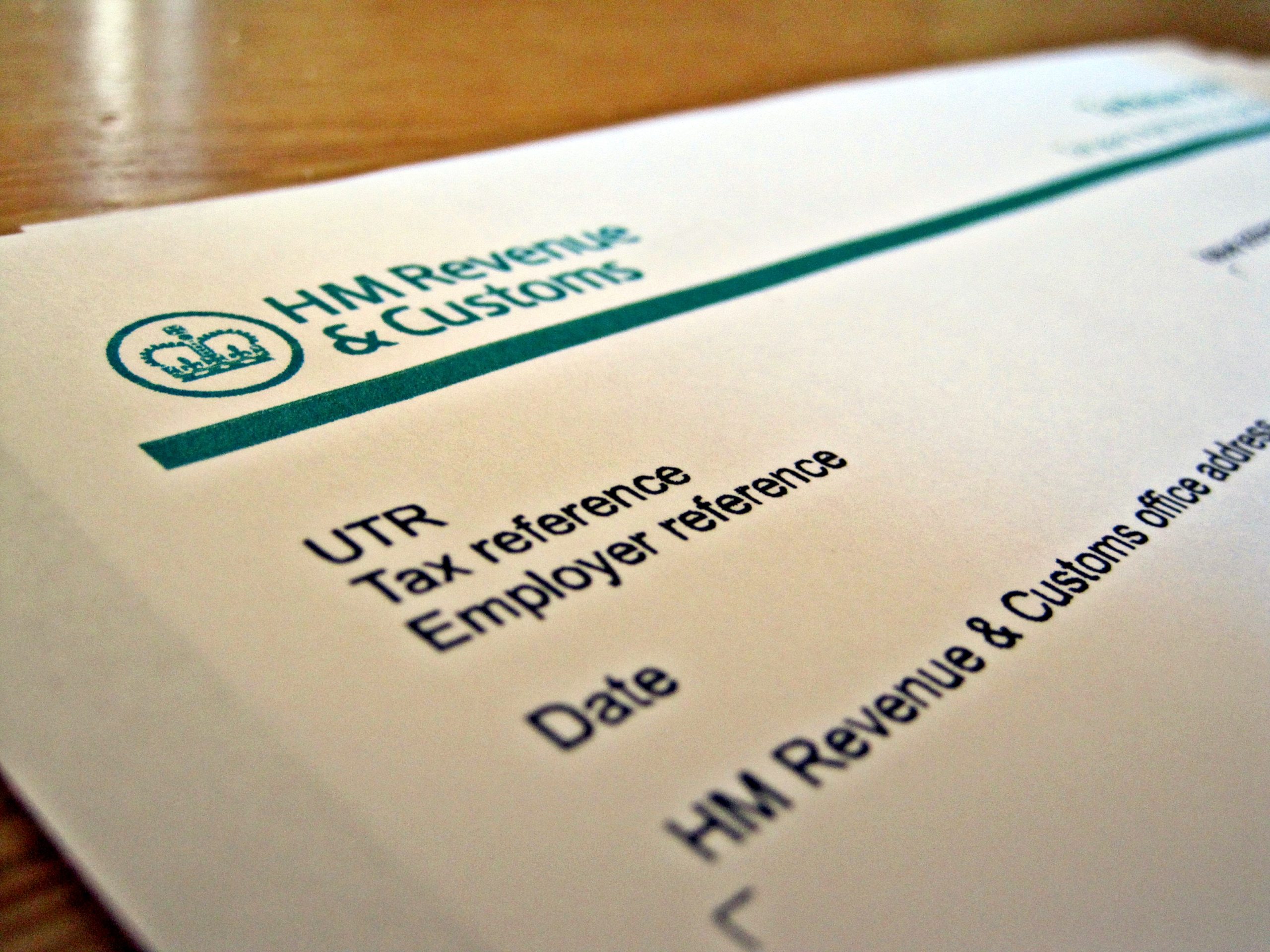 A HMRC Self Assessment Tax Return form