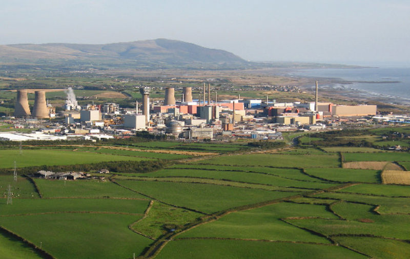 Aerial view of Sellafield nuclear power site