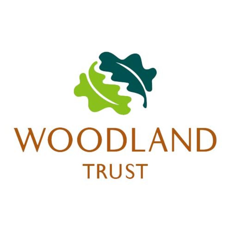 Woodland Trust logo: two oak leaves above the words 