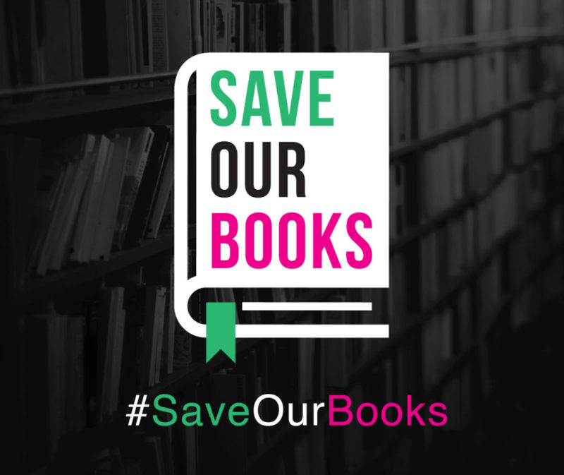 Image of Save Our Books logo